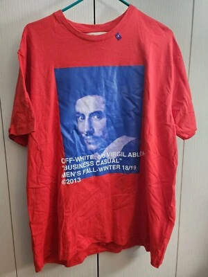 Camiseta informal de negocios Off White talla pequeña Foto 1 de 4