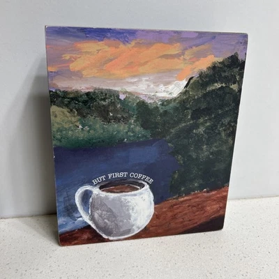 Primitives by Kathy Small Block Sign Coffee Mug Sunrise Decor House Rustic - Image 1 of 4