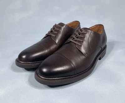 Sapato social Polo Ralph Lauren Asher captoe oxfords marrom escuro 17953 masculino 10.5 - Imagem 1 de 4