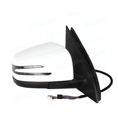 Espejo retrovisor lateral derecho blanco con punto ciego para Mercedes Benz W166 ML350 ML450 2012-15 Foto 1 de 4