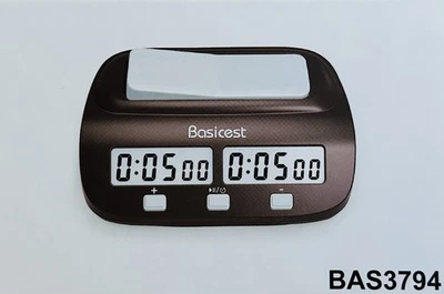 Portable Digital Chess Timer, Tournament & Bonus Time Features, Battery Powered - Image 1 of 4