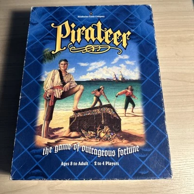 Pirateer The Game of Outrageous Fortune 1994 Mendocino Game Co Mensa Complete - Image 1 of 4