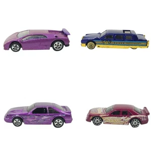Hot Wheels Lamborghini City Mayor Mustang Mercedes C-Class Diecast 1:64 Lot Of 4 - Picture 1 of 10