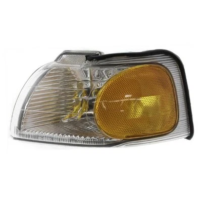 Luces esquineras delanteras izquierdas ámbar y plástico transparente V para Cougar 1996-1997 Foto 1 de 4