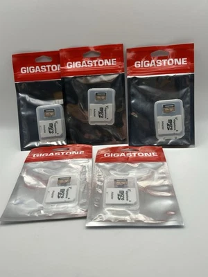 Lot of 5 Gigastone 256GB Micro SD Card, GoPro SD Card, 4K UHD Video Rec, A2 V30 - Image 1 of 4