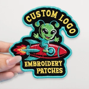 Individueller Logo Patch, personalisierte gestickte Logo Patches, Firmenlogo Patch - Bild 1 von 9