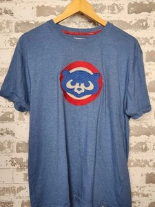 Chicago Cubs T Shirt By Red Jacket Embroidered Cubbie Logo Vintage Single Stitch - Picture 1 of 15