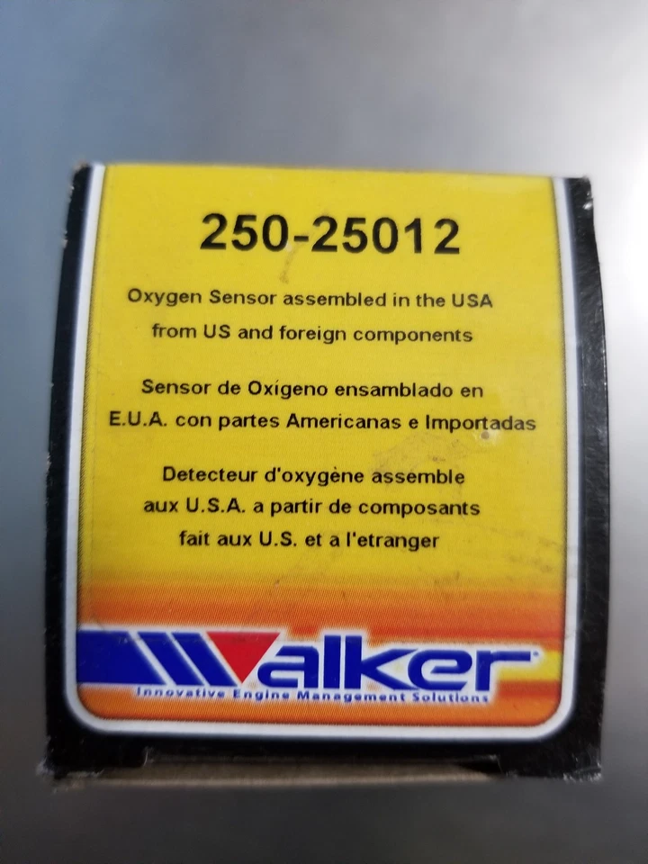Genuine WALKER Oxygen Sensor Part# 250-25012 - New in Box - Image 1 of 2