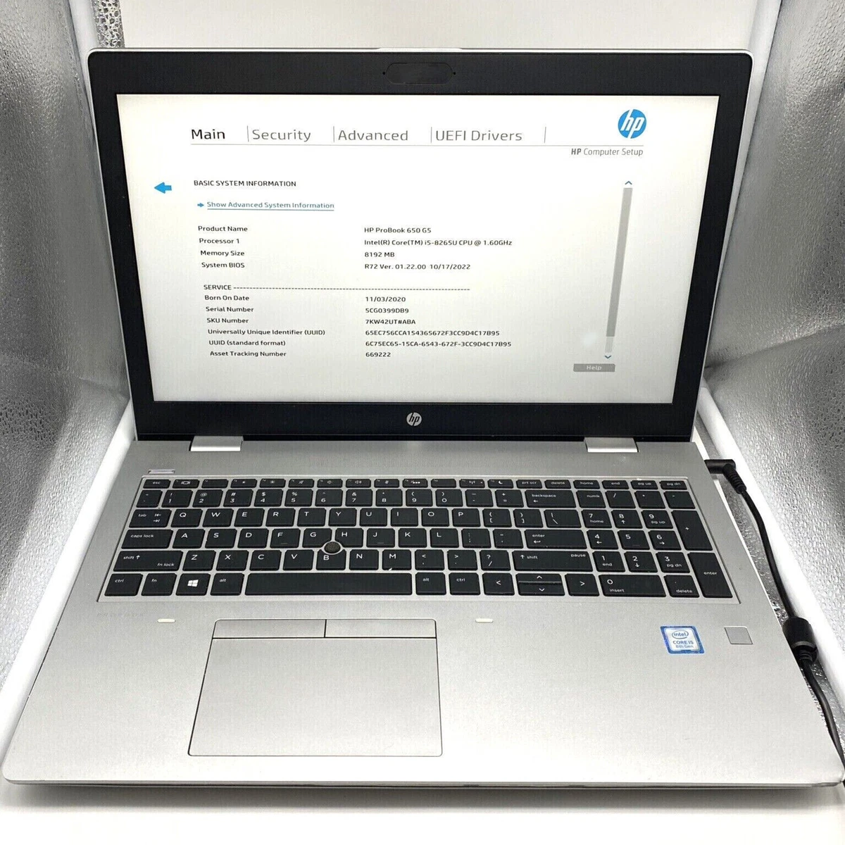 HP ProBook Intel Core i5 8th Gen. 8 GB RAM PC Laptops & Netbooks