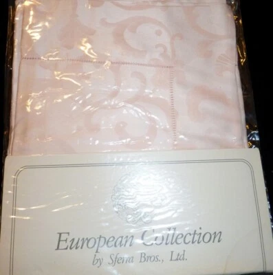 1 Funda de Almohada Sferra 100% Algodón Egipcio Rosa Jacquard Floral Estándar 21" x 26" Foto 1 de 3