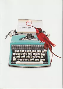 I LOVE YOU ~ You're Just My Type! ~ 100% ECO Friendly Card ~ NEW ~ Made in USA! - Picture 1 of 4