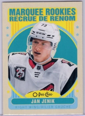 2021-22 O-Pee-Chee Retro Blank Backs #511 Jan Jenik - Image 1 of 2