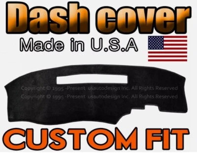 Se adapta a GMC JIMMY 1995-1997 CUBIERTA DE TABLERO ALFOMBRILLA TABLERO PAD / NEGRO Foto 1 de 4