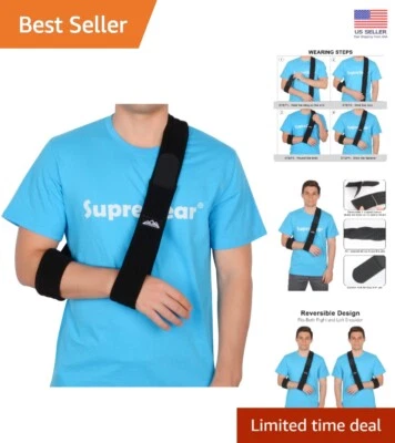 Adjustable Lightweight Arm Sling - Ideal Support for Rotator Cuff & Fractures - Image 1 of 4