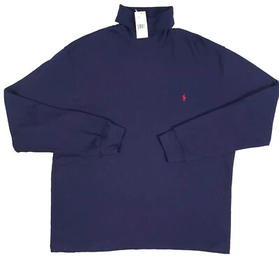 NEW Polo Ralph Lauren Turtleneck Shirt!  XL or XXL  Brick Red  Heavy  Run Large - Image 1 of 3