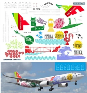 Airbus А330-300 TAP PORTUGAL 1/144 CALCOMANÍAS DE PASO 330300-06 ¡Nuevo! - Imagen 1 de 1