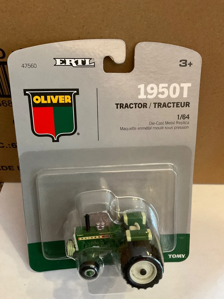 ERTL 1:64  1/64  diecast  OLIVER 1950T  Tractor w/ rear duals - Image 1 of 1