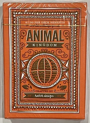 ANIMAL KINGDOM PLAYING CARDS-WORLD WILDLIFE FUND-SAFARI-JUNGLE-POKER GAME-NEW - Image 1 of 4