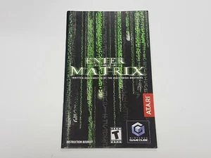 Enter The Matrix Authentic Nintendo GameCube Manual Only * - Bild 1 von 6