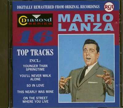 Mario Lanza - 16 Top Tracks (CD) - Pop Vocal - Image 1 of 2