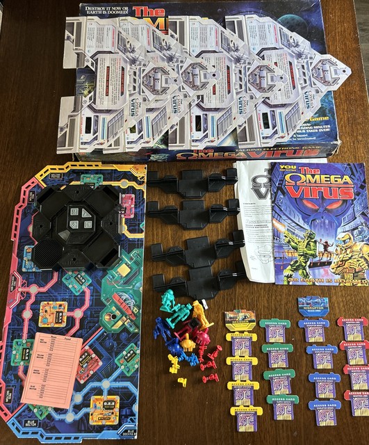 The Omega Virus Talking Electronic Board Game - READ