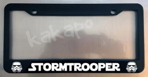 Marco de placa base negro brillante de Stormtrooper Star Wars - Imagen 1 de 3