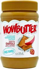 WowButter Smooth Peanut Free Soya Spread 500g Jar Vegan Gluten Free