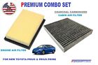 COMBO Engine Air Filter + CHARCOAL Cabin Filter for NEW TOYOTA PRIUS & PRIME