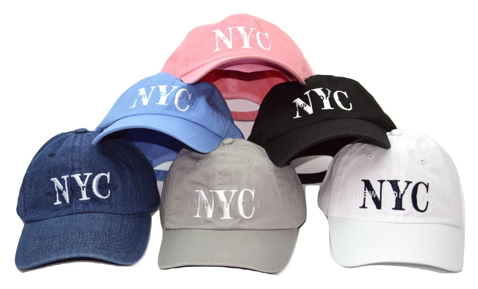 New York City NYC Adjustable Cotton Novelty Cap Dad Hat by KB Ethos  - Image 1 of 1