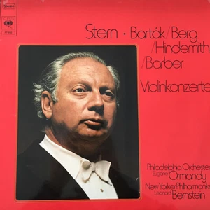 ISAAC STERN: Bartok/Berg/Hindemith/Barber -Violinkonzerte (DLP CBS 77295/FOC/NM) - Picture 1 of 4