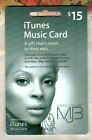 ITUNES Mary J. Blige ( 2006 ) Gift Card ( $0 - NO VALUE )