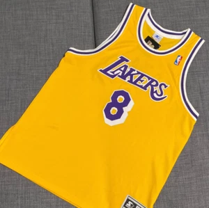 NEW VTG 90s NBA LOS ANGELES LAKERS KOBE BRYANT STARTER JERSEY Sz 50 XL with tag - Picture 1 of 5