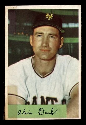 Alvin Dark 1954 Bowman #41 New York Giants GD-VG - Image 1 of 2