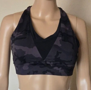 Zyia active Forest Camo Adjustable Mesh padded Sport Bra size M - Picture 1 of 6