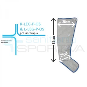 I-Tech R/L-LEG-P-OS Gambale Over Size per Pressoterapia - Foto 1 di 3