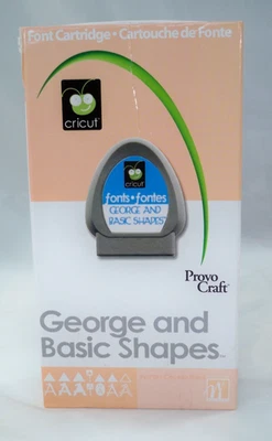 George and Basic Shapes Cricut Cartridge Font By Cecelia Harris - Image 1 of 4