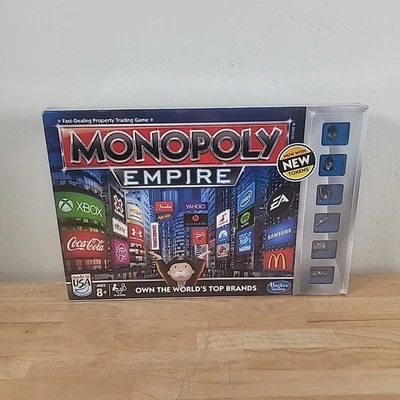 Nuevo juego de mesa Monopoly Empire de Hasbro 2014 fichas de plata selladas de fábrica Foto 1 de 2