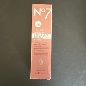 No7 Restore & Renew Multi Action Anti-Aging Gesicht & Hals Serum 1 fl oz Neu - Bild 1 von 3