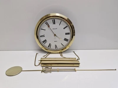 Funkuhr Pendeluhr Wanduhr  Uhr werk mit Ketten und 2 Gewichten DEFEKT!!!! #14 - Bild 1 von 4