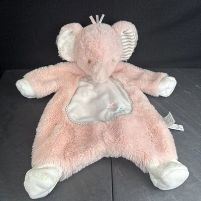 Manta de peluche Douglas Baby Pink Elephant Lovey 18" 1481 Foto 1 de 4