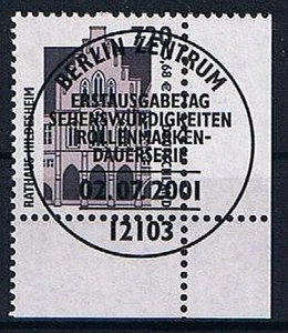 Federal Minr 2197 Postmarked With Affixed Lower Corner Edge From Abo - Picture 1 of 1