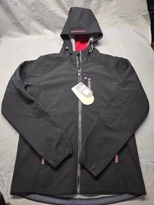 Outdoor United Hooded Jacket / Softshell / Tech Layer Men’s Size S Black - Picture 1 of 8