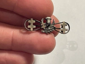 Bijoux Belle Broche ancienne argent Croix de Lorraine (1-23) - Picture 1 of 4