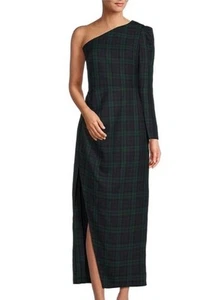 Antonio Melani Women’s Jennings Plaid Detail Maxi Dress Size 18 NWT 299$ - Picture 1 of 9