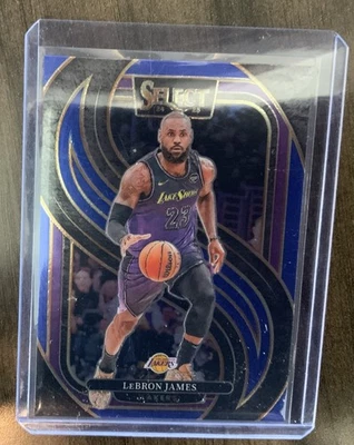 LeBRON JAMES 2024-25 Panini Select Premier Level #111 Blue Prizm - Image 1 of 2