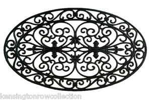 LAFAYETTE OVALE FORM GUMMIFUSSMATTE - 18" X 30" - WILLKOMMENSMATTE - Bild 1 von 1