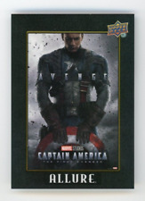 2022 UD Allure Marvel Captain America In Lights Refractor /99 Movie Poster SP