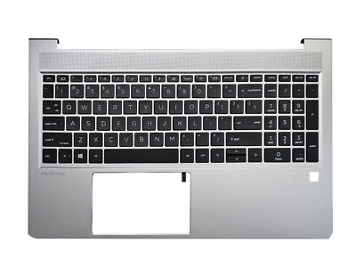 New US Keyboard for HP ProBook 450 G8 455 G8 455R G8 M21742-001 Palmrest Cover - Image 1 of 4