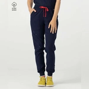 Mediclo Neu mit Etikett Tencel™ Catalina Jogginghose Scrub Pants Größe Large in Marineblau - Bild 1 von 13