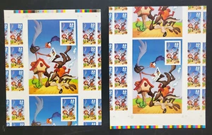 US Stamp Scott #3391 Roadrunner and Wile E. Coyote Cut from Press Sheets XF MNH - Picture 1 of 2